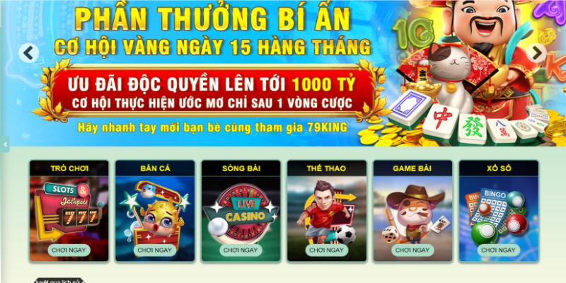 Nhà cái uy tín 79king thành lập từ bao giờ